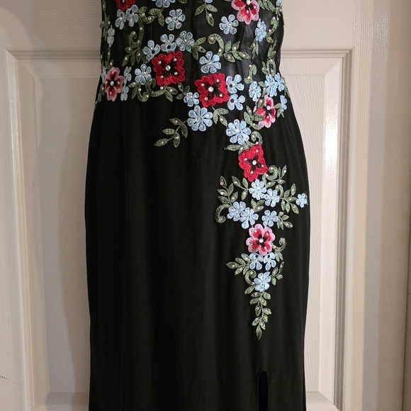 Vintage Blondie Nites Strapless Gown- 3 - Picture 6 of 16